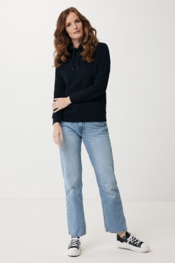 Лого трейд pекламные продукты фото: Легкая толстовка с капюшоном Iqoniq Rila из переработанного хлопка