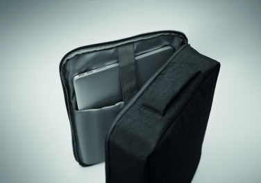 Логотрейд pекламные подарки картинка: Безопасный рюкзак для ноутбука 15 дюймов, изготовленный из 300D RPET с подкладкой из 210D RPET и возможностью индивидуальной печати.