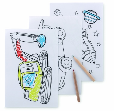 Лого трейд pекламные подарки фото: Раскраска в наборе с 6 карандаш