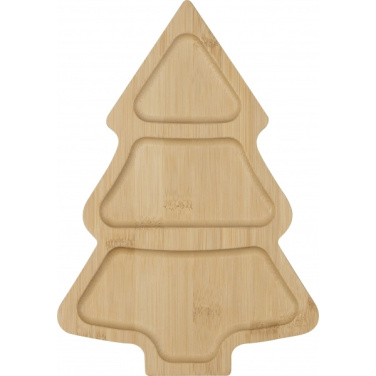 Логотрейд pекламные продукты картинка: Поднос для закусок из бамбука ЛУИСВИЛЛЬ