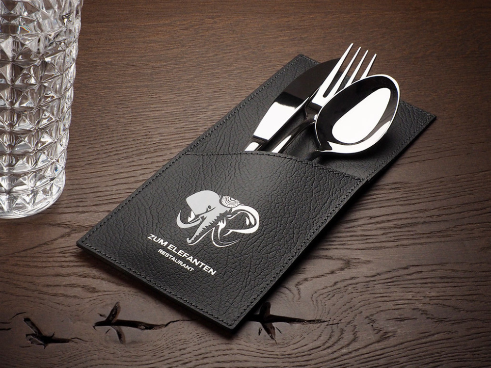 Лого трейд pекламные продукты фото: Конверт для столовых приборов 1044318