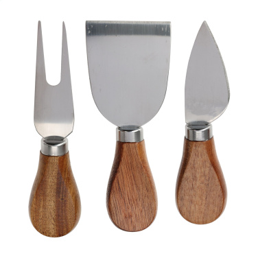 Логотрейд pекламные cувениры картинка: Набор сырных тарелок 4 шт.