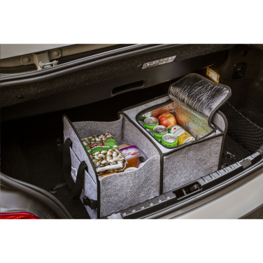 Логотрейд pекламные подарки картинка: Сумка-холодильник Trunk GRS RPET Felt Organiser