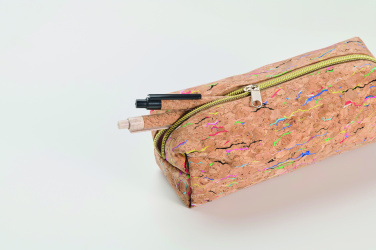 Логотрейд pекламные cувениры картинка: Coloured cork pencil case