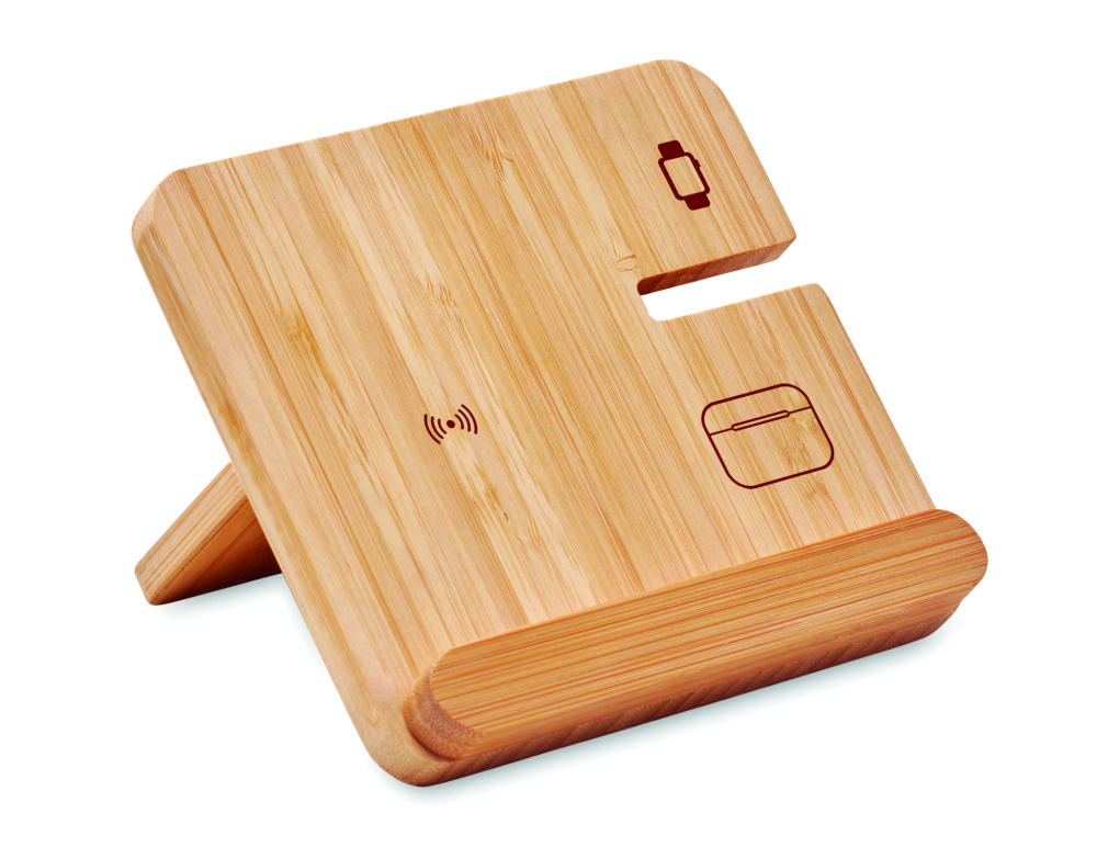 Лого трейд pекламные продукты фото: 3 in 1 15W wireless charger