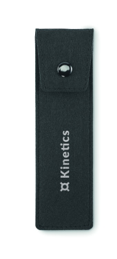 Лого трейд pекламные подарки фото: RPET felt pencil case