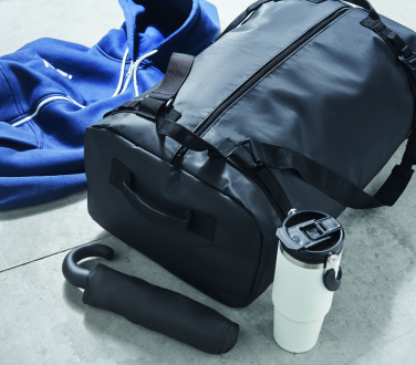 Логотрейд pекламные продукты картинка: Travel tarpaulin duffle bag