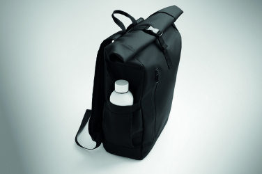 Лого трейд бизнес-подарки фото: Rolltop laptop rucksack 600D