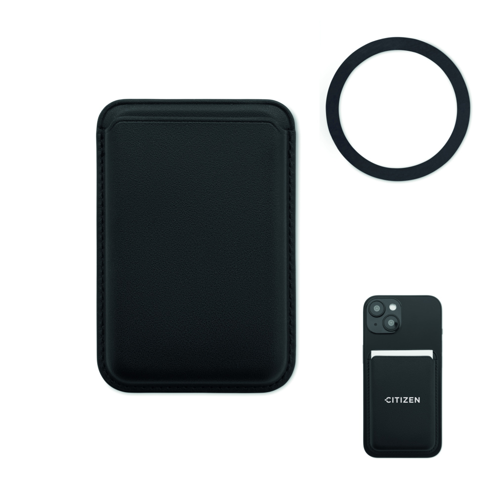 Лого трейд бизнес-подарки фото: Magnetic credit card holder