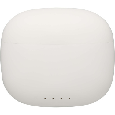 Логотрейд бизнес-подарки картинка: Alterf гарнитура True Wireless Bluetooth® из переработанной пластмассы с силиконовыми амбушюрами