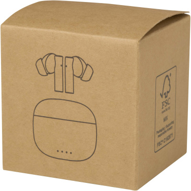 Логотрейд pекламные продукты картинка: Alterf гарнитура True Wireless Bluetooth® из переработанной пластмассы с силиконовыми амбушюрами