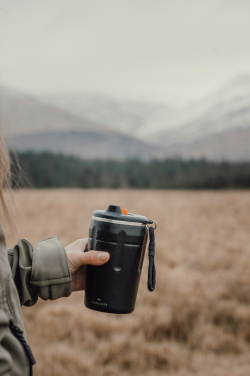 Логотрейд бизнес-подарки картинка: Кружка для кофе Nordic Drift Trail RCS с замком и защитой от протекания, модель 350.