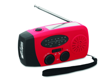 Лого трейд pекламные cувениры фото: Portable radio SOS with LED torch