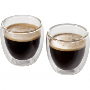 Logotrade presentreklam bild: Boda 2-delars espressoset i glas