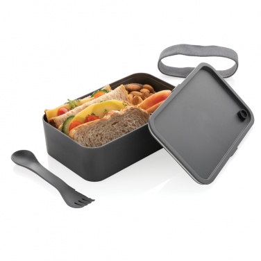 Logotrade reklamprodukter bild: PP lunchlåda med spork