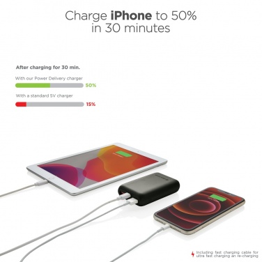 Logotrade kampanjprodukter bild: Urban Vitamin Alameda 10.000 mAh 18W PD powerbank