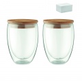 Set med 2 glas i box, Transparent
