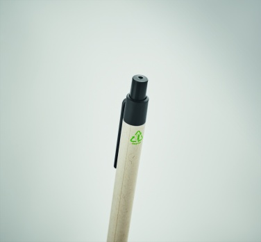 Logotrade reklamprodukter bild: Penna i återvunnet papper/PLA