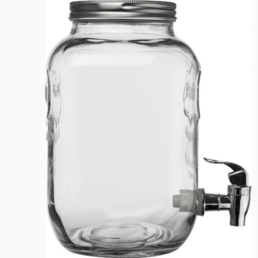 Logotrade profilreklam bild: Set dryck dispenser och glas ACAPULCO