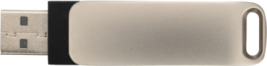 Logotrade reklamprodukter bild: Metall-USB-minne