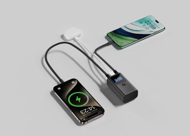 Logotrade profilreklam bild: Urban Vitamin Campbell 55 W 10 000 mAh powerbank, fickformat