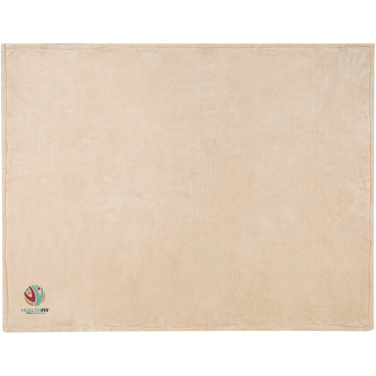 Logotrade reklamprodukter bild: Ashen sherpa-filt av GRS-certifierat återvunnet material