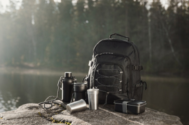 Logotrade profilprodukter bild: VINGA Parks RCS återvunnet stål mugg, 4 st, 250 ML